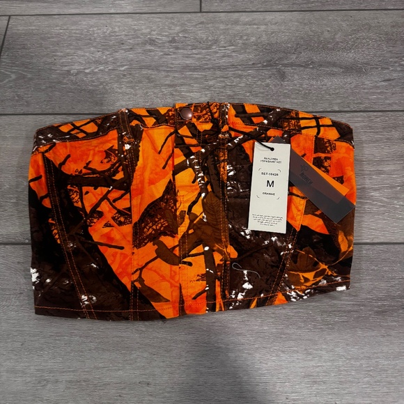 NWT AMERICAN BAZI STRAPLESS TOP - Picture 1 of 8